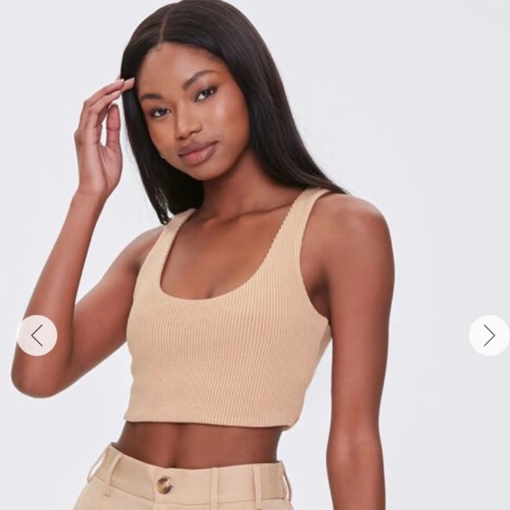 NWT Never Worn Forever 21 Ribbed Crop Top